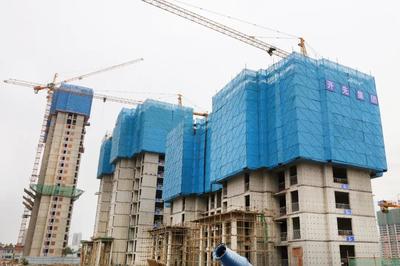 蒙陰分公司附著式升降腳手架正式上線，安全文明舉措再升級(jí)